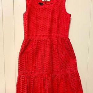 Talbots Mixed Eyelet & Lace Dress / SZ 12